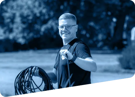 Éclairage ambiance événement en Bourgogne par Gauthier Spectacle.